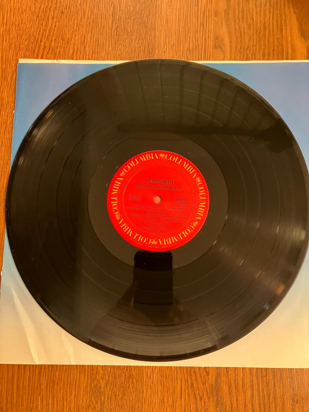Vintage 1982 Aerosmith “Rock In A Hard Place” #FC 38061 Columbia First Pressing - Picture 6 of 9